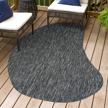 Evan Modern Rustic Organic Curve Indoor/Outdoor Area Rug